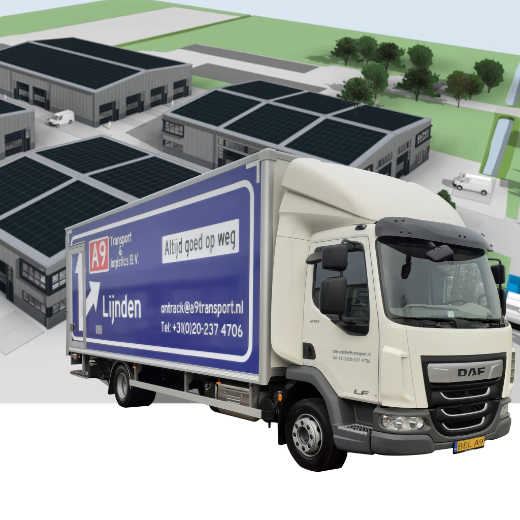 A9 Transport & logistics vrachtwagen en bedrijvenpark