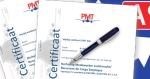 Certificaten medewerker luchtvracht