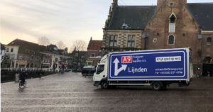 A9 vrachtwagen op kaasmarkt in Alkmaar